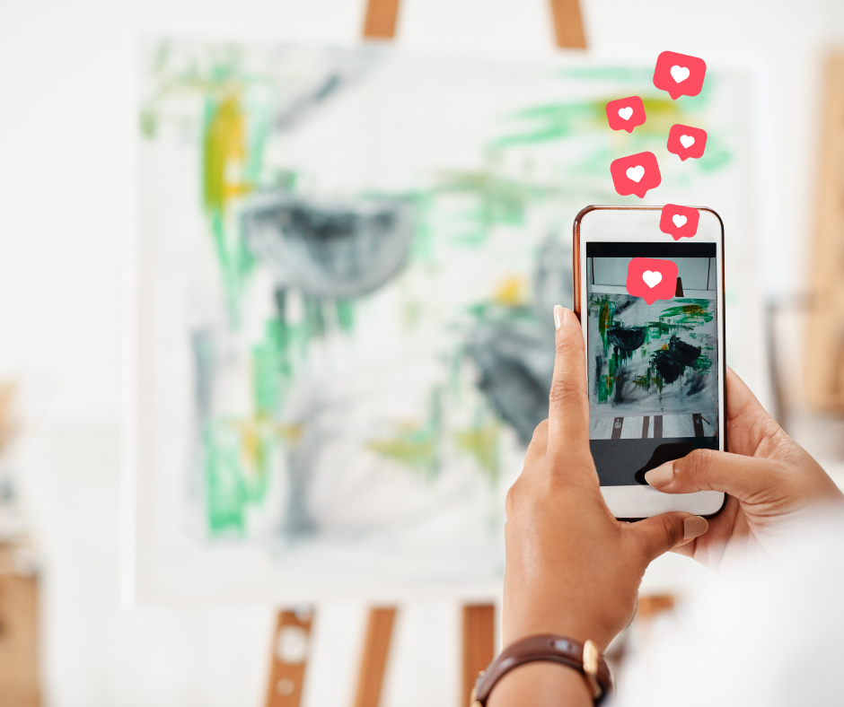 Instagram and Pinterest as trailblazers for contemporary art